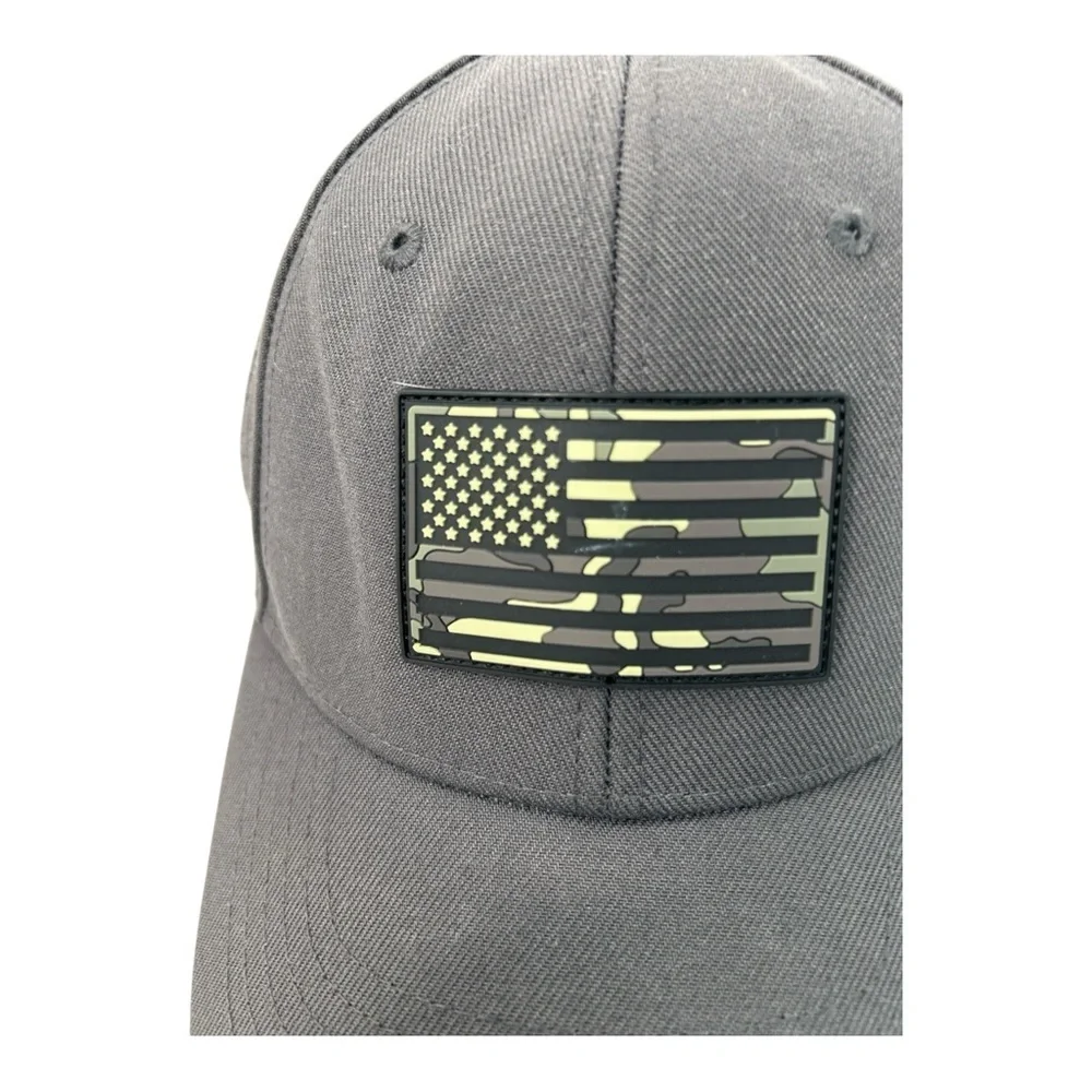 Highland Tactical Men's Camo American‎ Flag Rapid Dry Performance Snapback hat